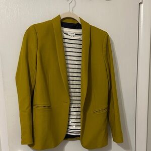 J. Crew Women's Blazer in Mustard Yellow